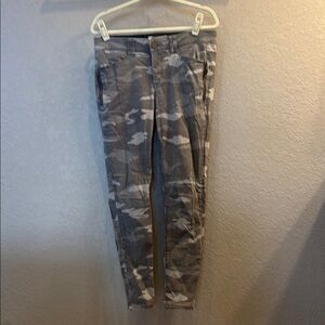 DEMOCRACY Gray Camouflage Pants